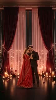 After Dark 3D invitation: couple