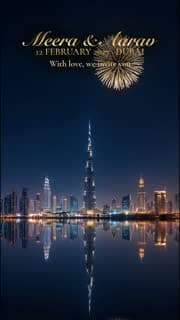 Dubai Luxe 3D invitation: finale