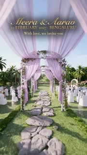 Garden Pavilion 3D invitation: finale