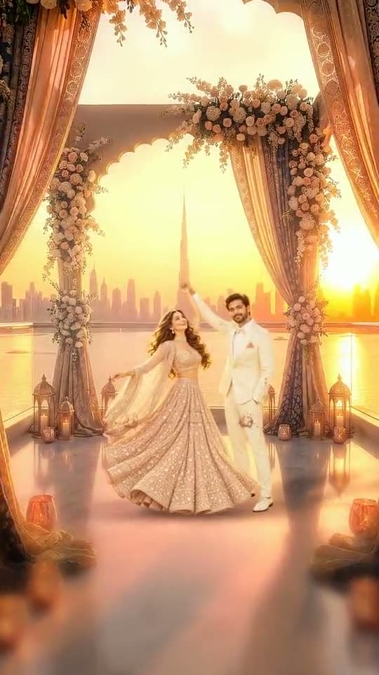Dubai Luxe, a 3D wedding invitation video