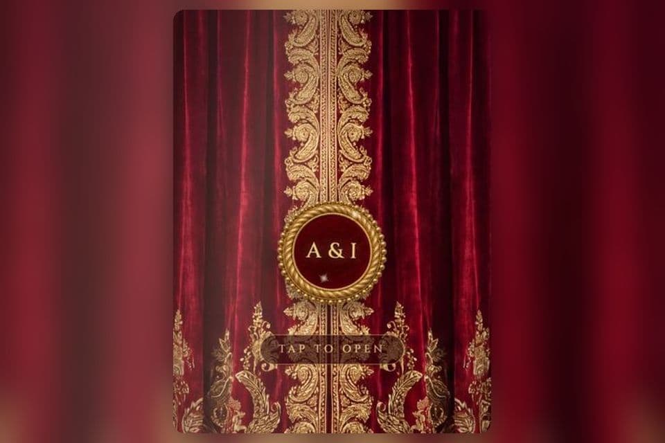 Rang Mahal wedding invitation design