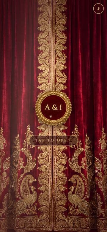 Rang Mahal wedding invitation