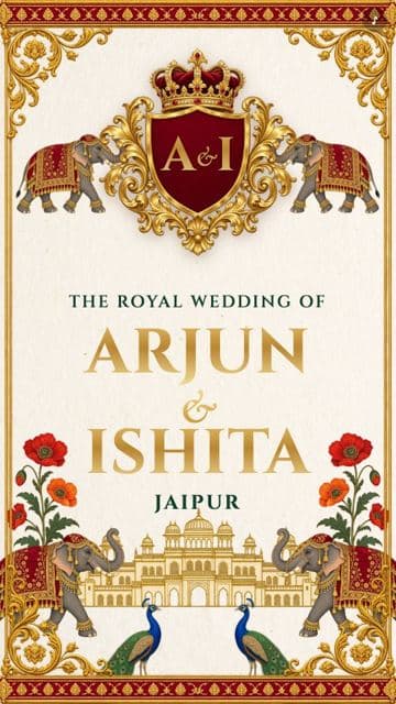 Royal Heritage wedding invitation