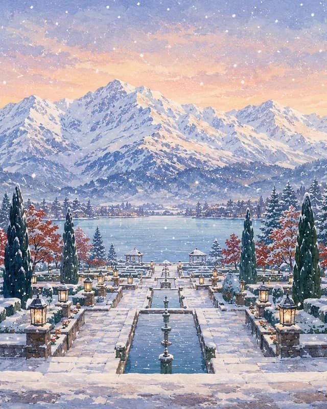 Snow & Silk wedding invitation artwork