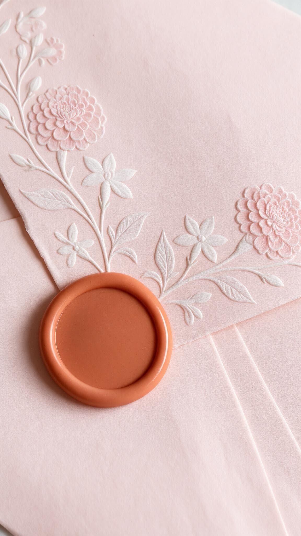 Floral save the date design