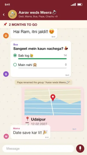 Family Chat, Countdown film