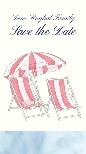 Seaside Splendour, Animated save the date