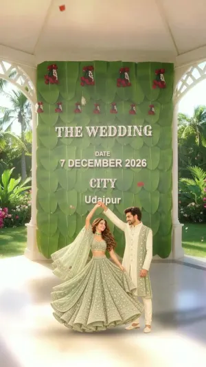 Garden Pavilion, 3D save the date film