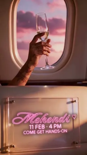 Private Jet, 3D invitation film