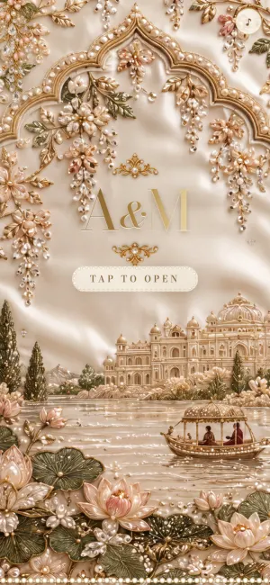 Ivory Lake, Embroidery website invite