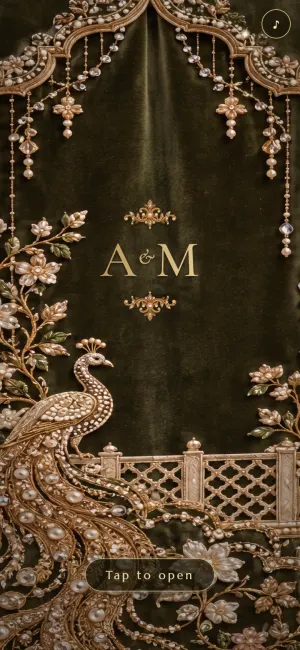 Olive Peacock, Embroidery website invite