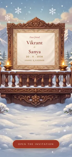 Snow & Silk, Signature worlds website invite
