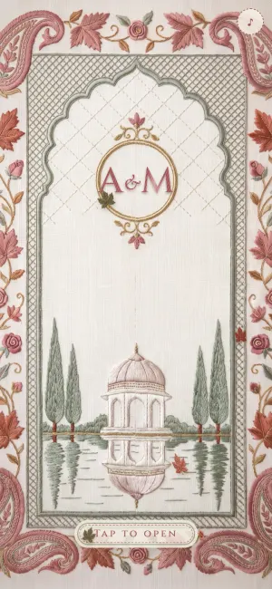 Kashmiri Thread, Embroidery website invite
