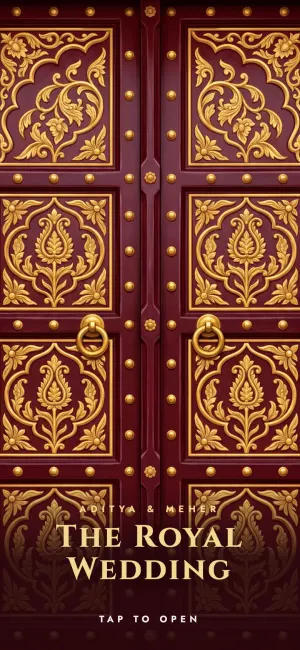 Royal Heritage, Magazine & story website invite