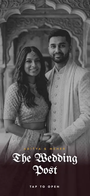 Wedding Post, Magazine & story website invite